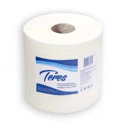 картинка Бумажные полотенца рулонные «Терес» Комфорт+ 2-сл, Т-0177 от магазина КлинКрафт